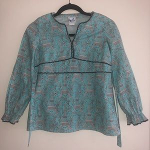 Paris Eiffel Tower Tie Back Tunic by Just Ducky